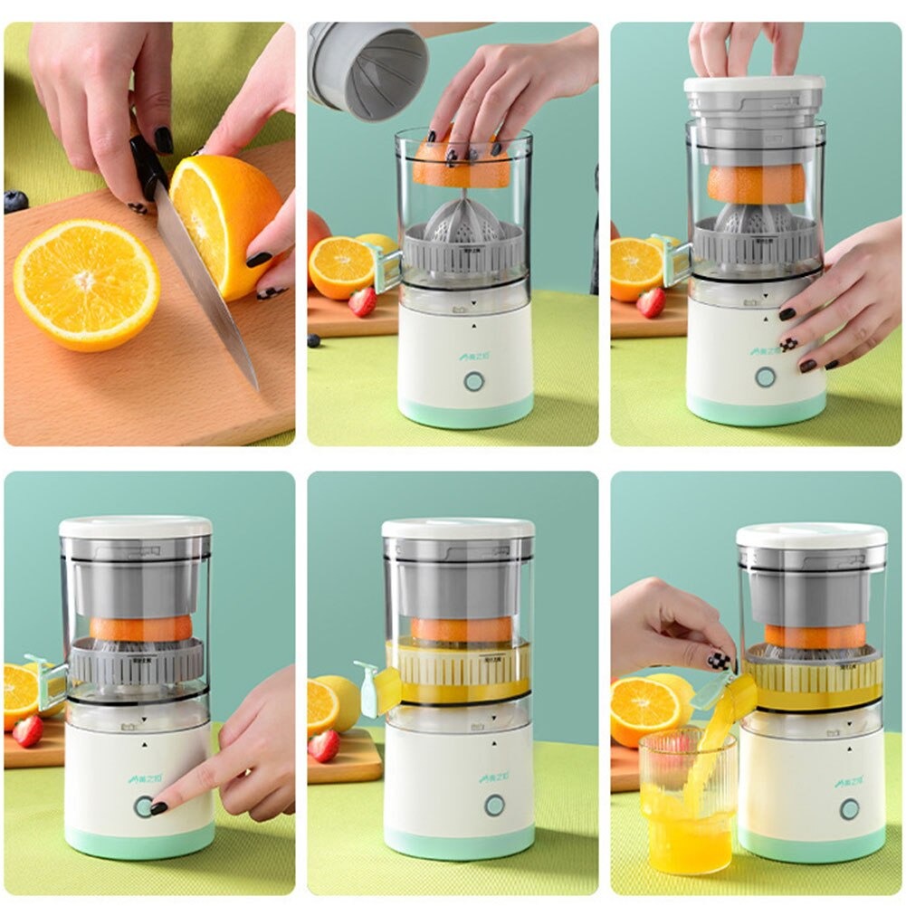 Mini Electric Juicer Portable Mixer Squeezer Press Juicer