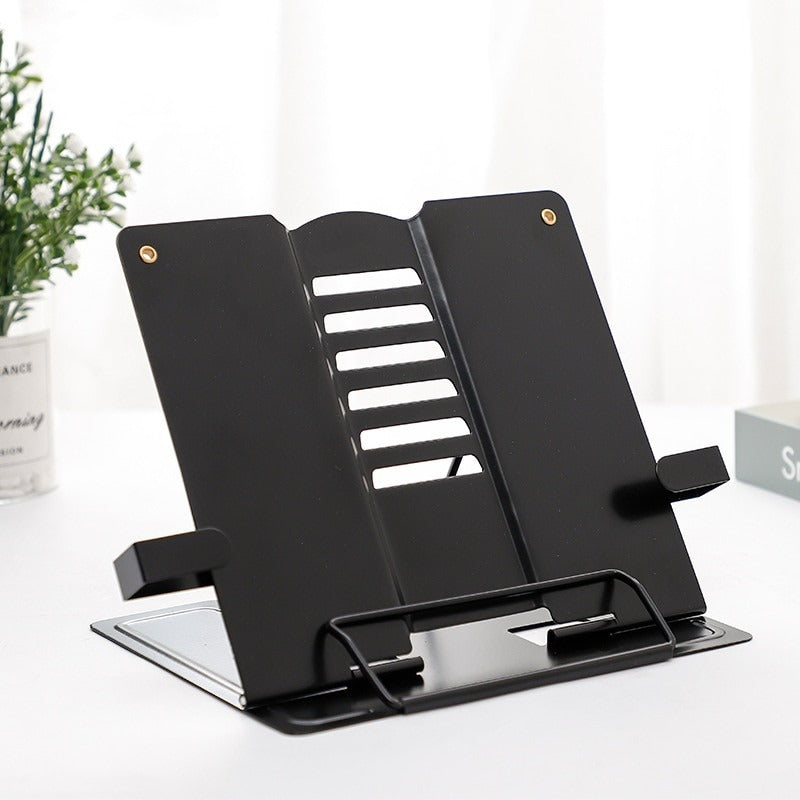 Black Adjustable Metal Book Stand