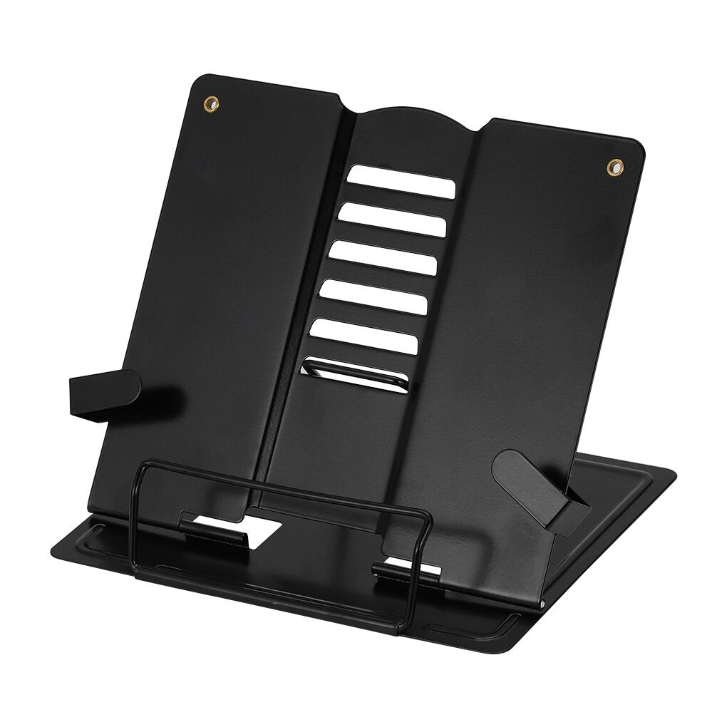 Black Adjustable Metal Book Stand